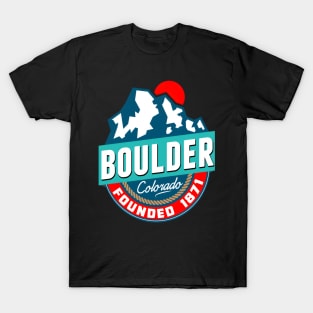 Boulder Colorado Outdoors Hiking Climbing T-Shirt